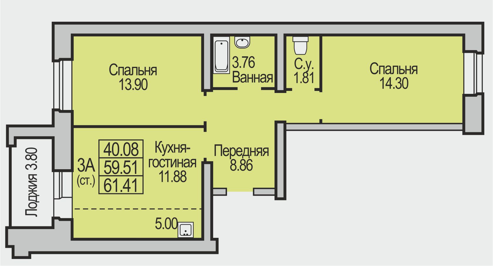 3 ком (ст.) 61,41 (2-9э) мкр. Поэзия, д.14 "В.В.Маяковский" 3 ком (ст.) 61,41 (2-9э) мкр. Поэзия, д.14 "В.В.Маяковский"
